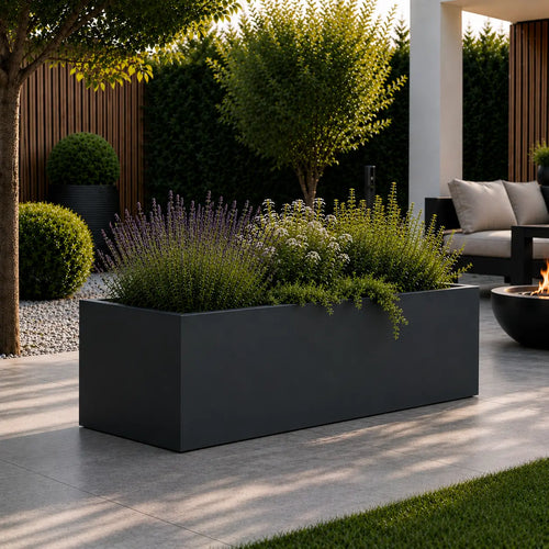 Gecoat stalen plantenbak 120x40x40