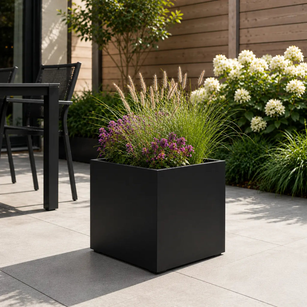 Gecoat stalen plantenbak 50x50x50