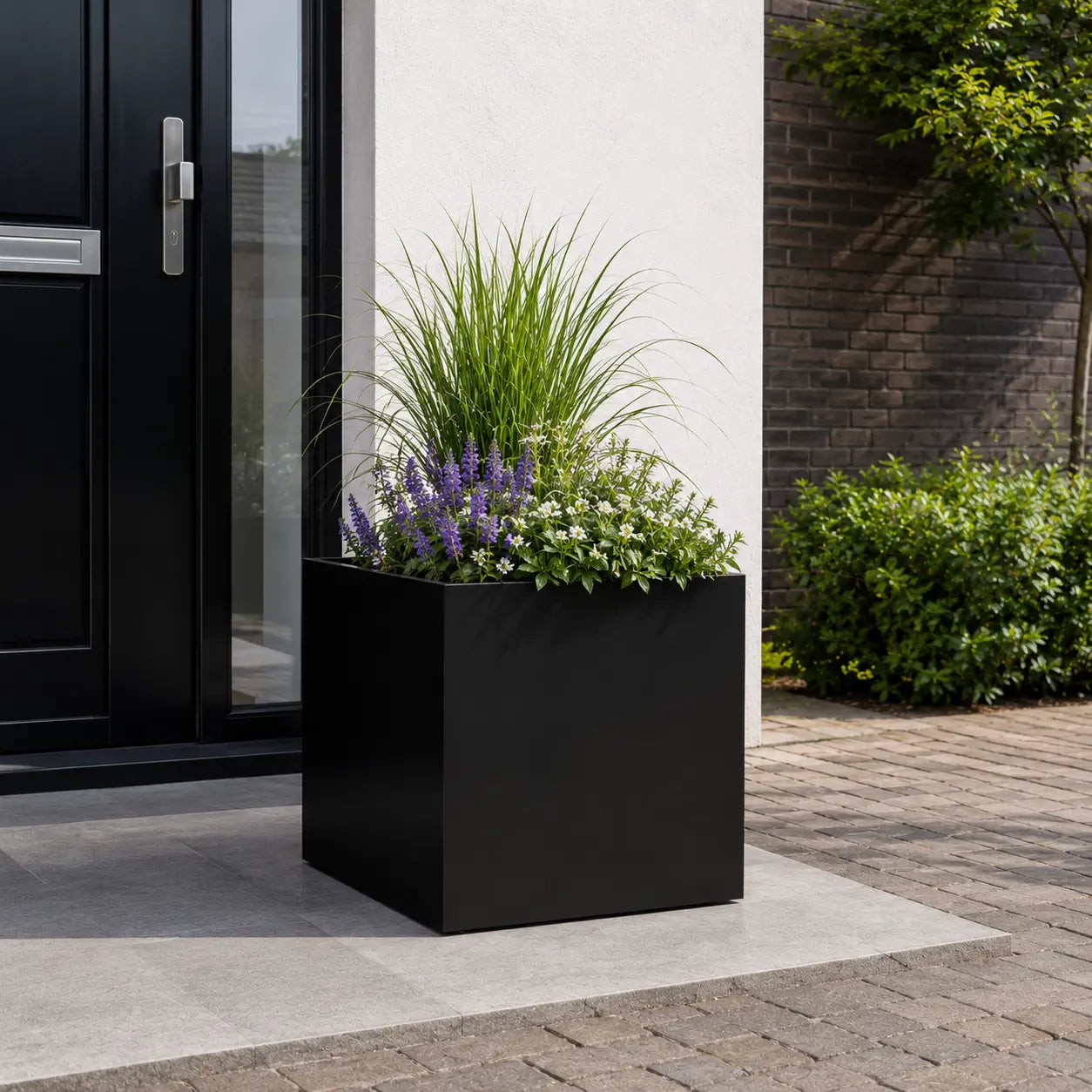Gecoat stalen plantenbak 50x50x40