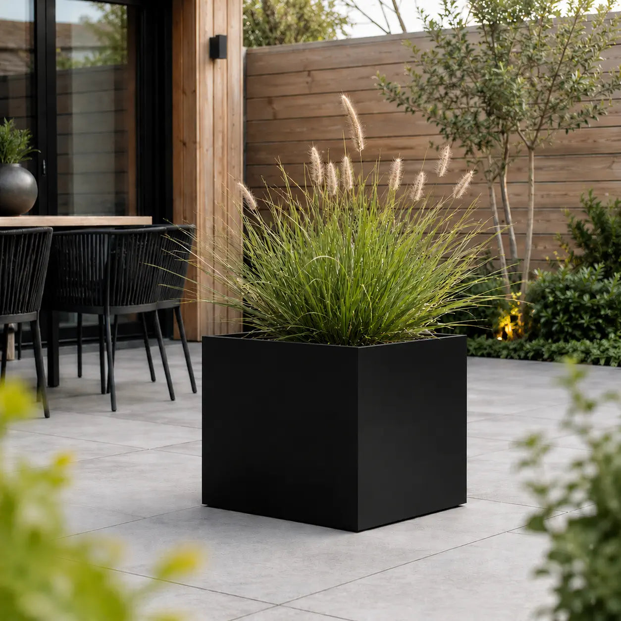 Gecoat stalen plantenbak 50x50x40